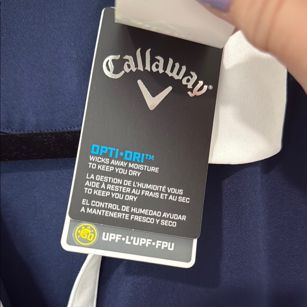 Callaway Navy and White Midi Dress - Picture 6 of 12